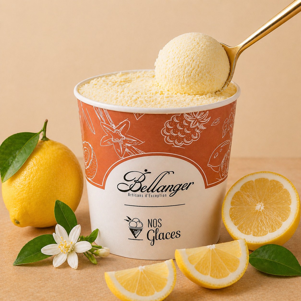 1/2 L SORBET CITRON