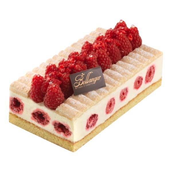 Entremets vanille/framboise