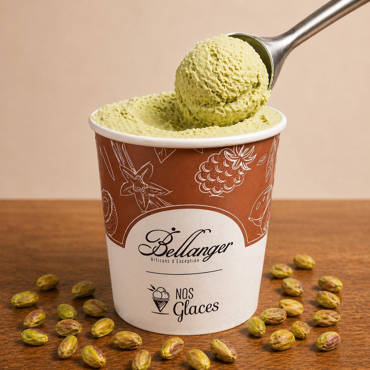 1/2 L GLACE PISTACHE