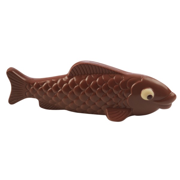 Gros poisson en chocolat au lait