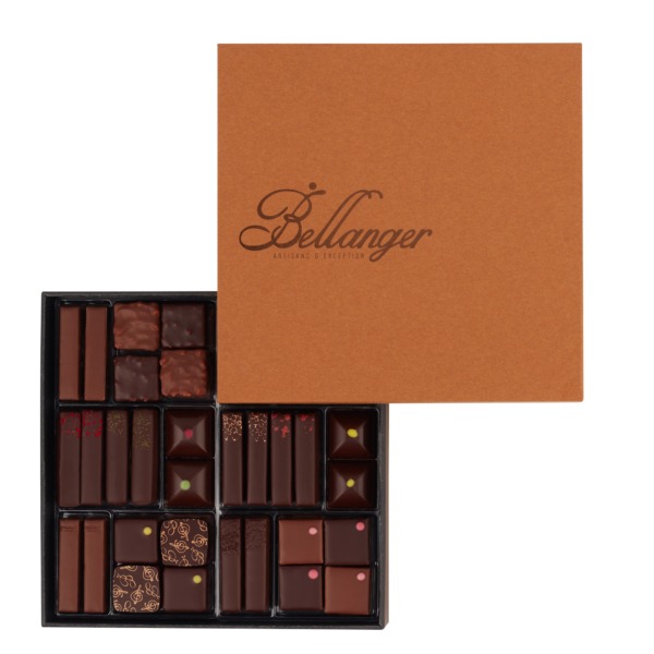 Balloboite noir et lait 72 pièces Chocolaterie Bellanger