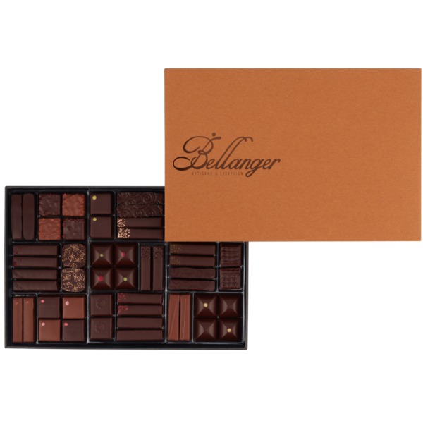 Balloboite noir et lait 108 pièces Chocolaterie Bellanger