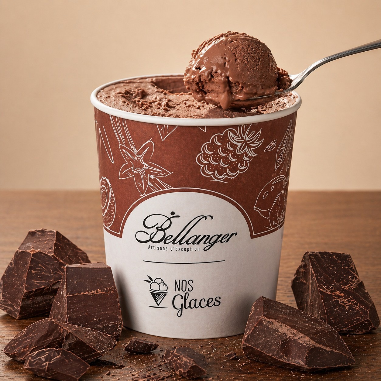 1/2 L SORBET CHOCOLAT SAMBIRANO