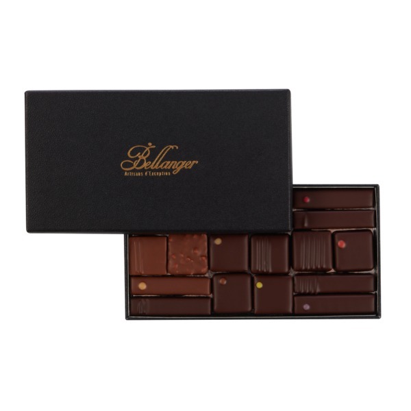 Coffret de chocolat Halloween couleur noir - Chocolaterie Bellanger