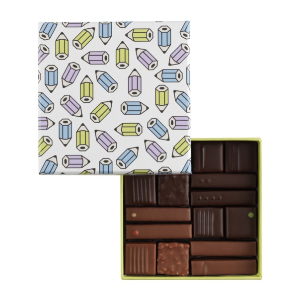 Coffret de chocolats rentrée des classes - Chocolaterie Bellanger