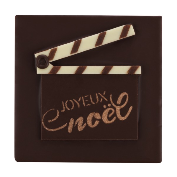 Bouchée en chocolat noir thème cinéma - Chocolaterie Bellanger