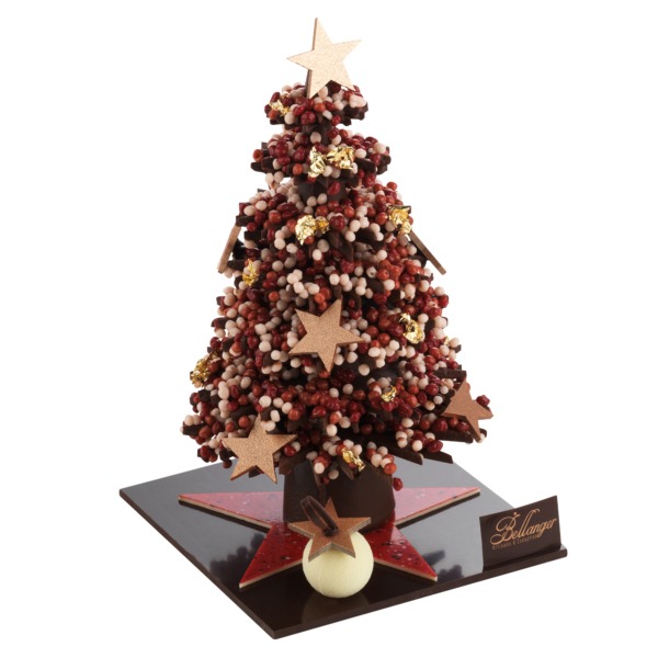 Sapin de Noël en chocolat noir - Chocolaterie Bellanger