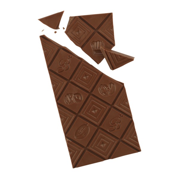 Tablette de chocolat au lait - Chocolaterie Bellanger