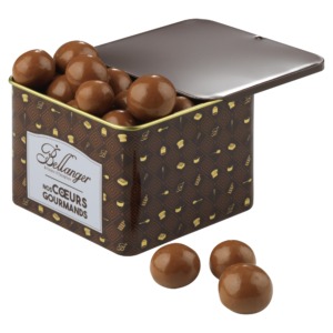 Billes de noisettes du Piémont enrobées de chocolat au lait - Chocolaterie Bellanger