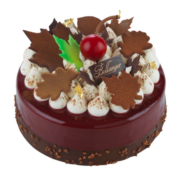 Dessert forêt noire sans alcool - Chocolaterie Bellanger