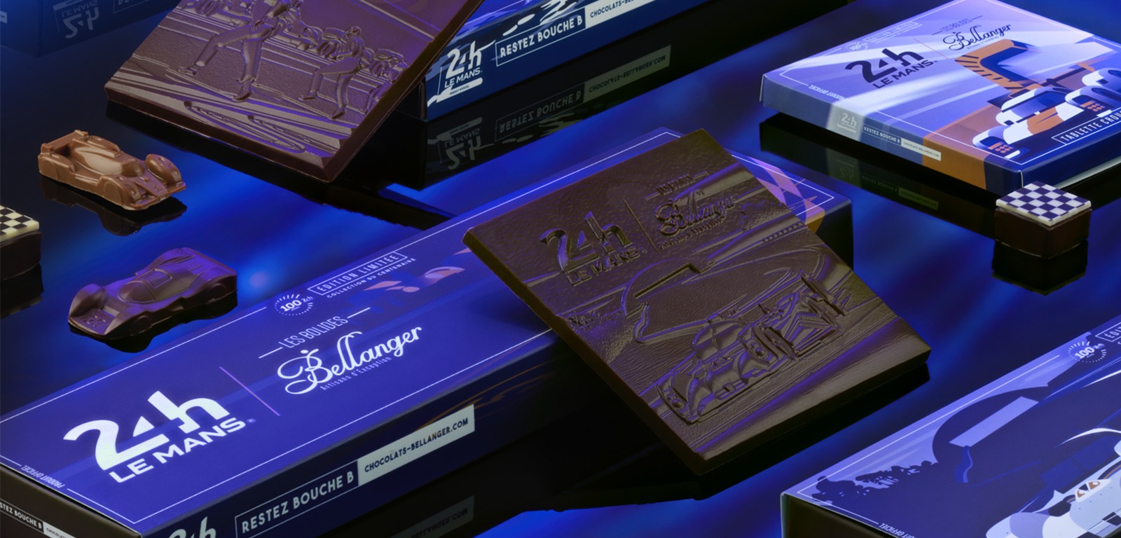 Collection 100 ans des heures du Mans - Chocolaterie Bellanger