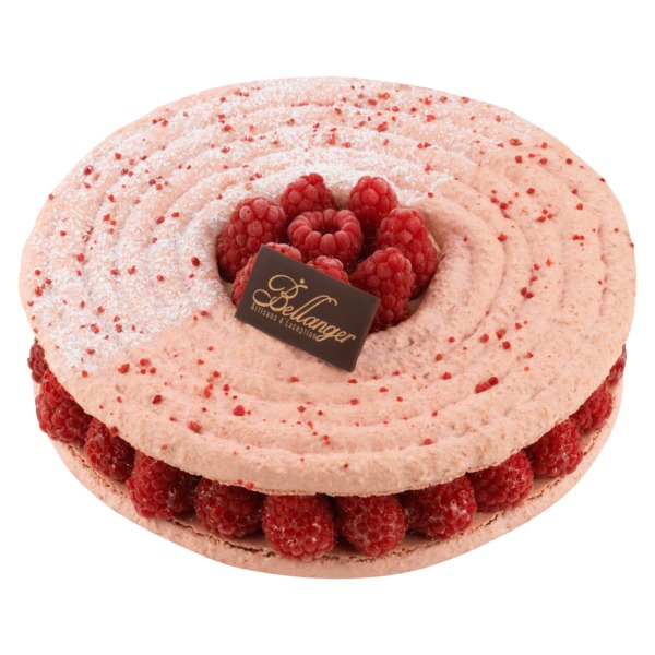 Dessert macaron framboise - Chocolaterie Bellanger