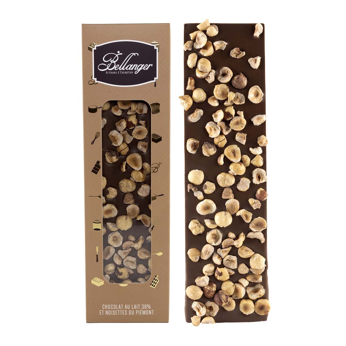 TABLETTE LAIT NOISETTE DU PIEMONT