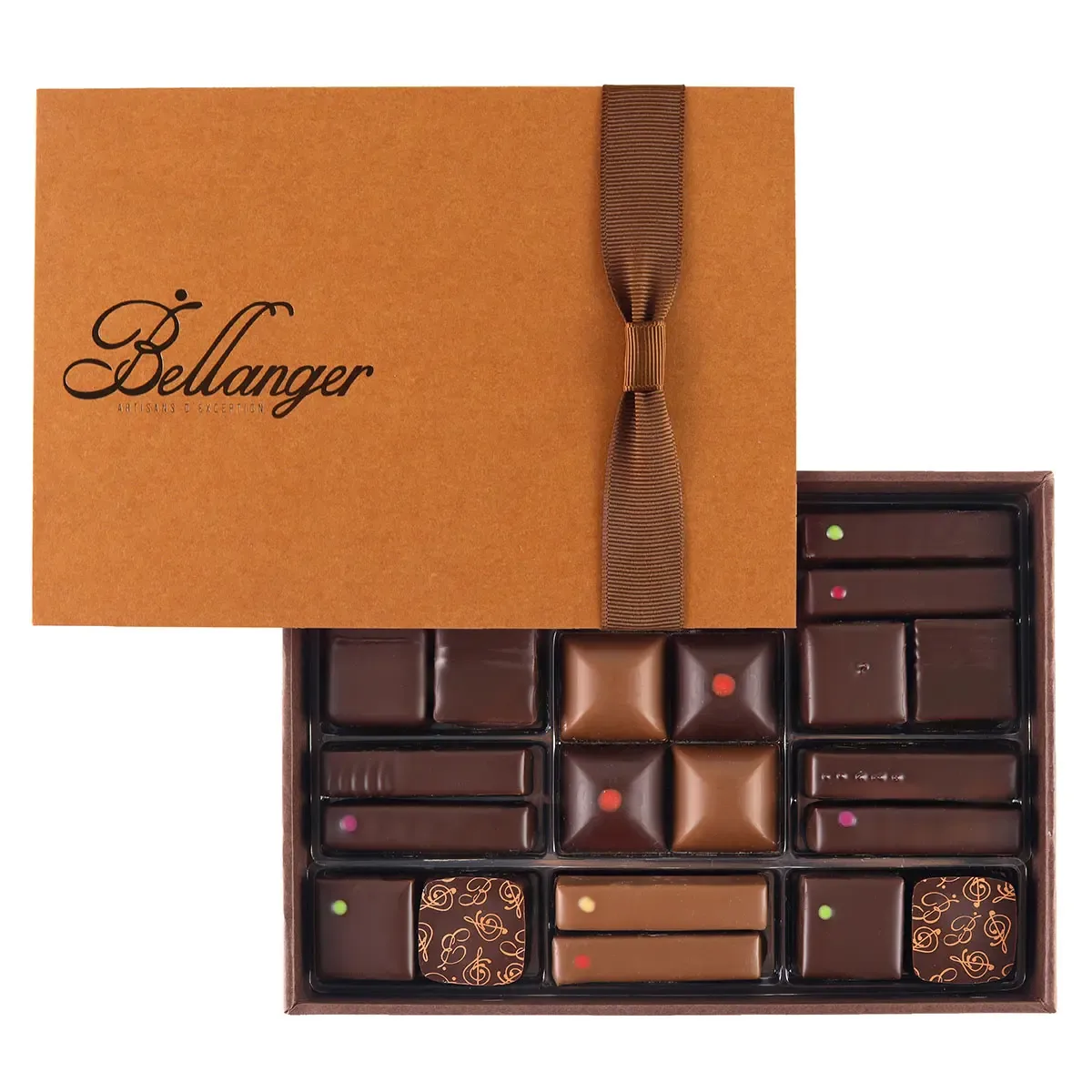 Assortiment de 48 chocolats noir et lait - la Balloboite N&L T2