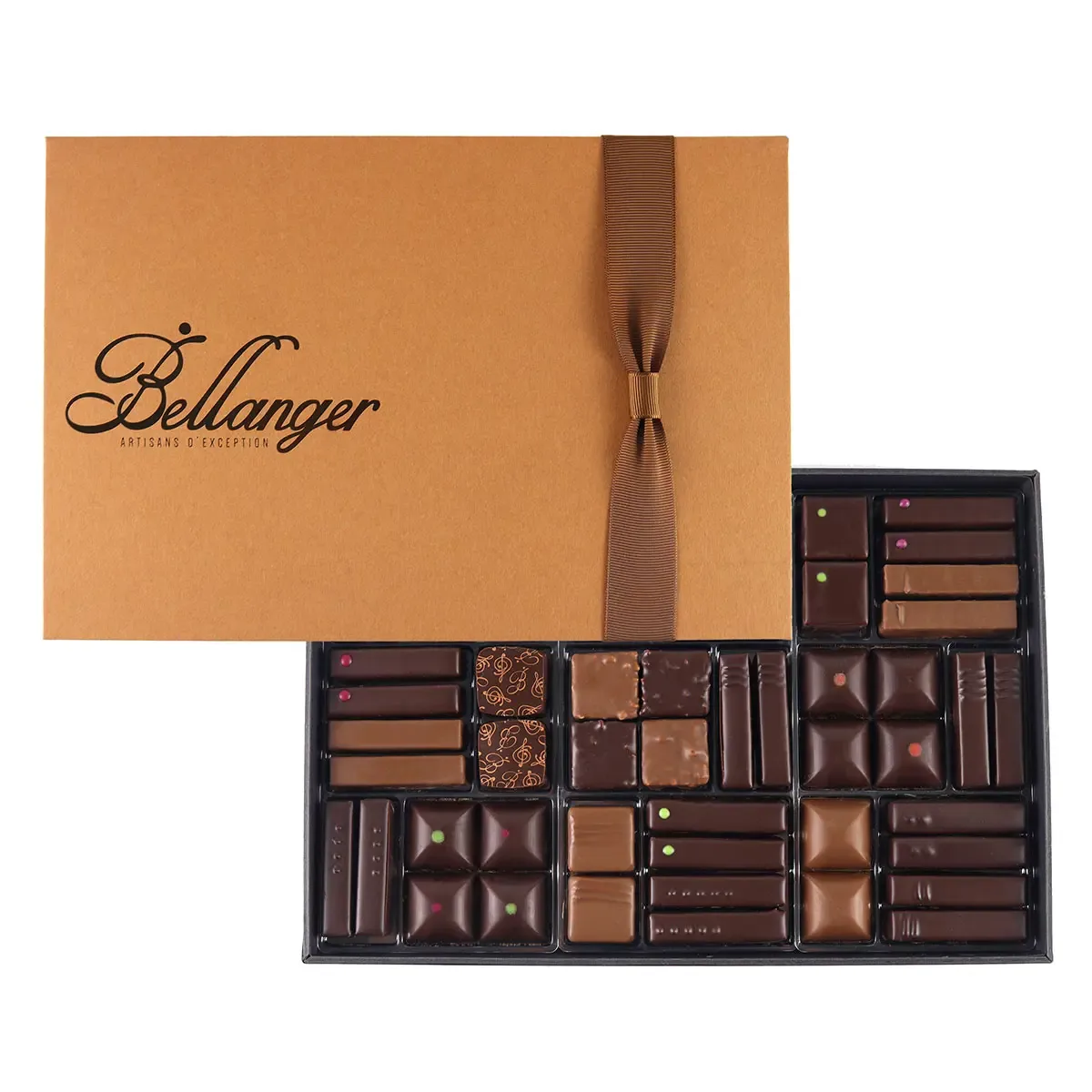 Assortiment de 108 chocolats noir et lait - la Balloboite N&L T4