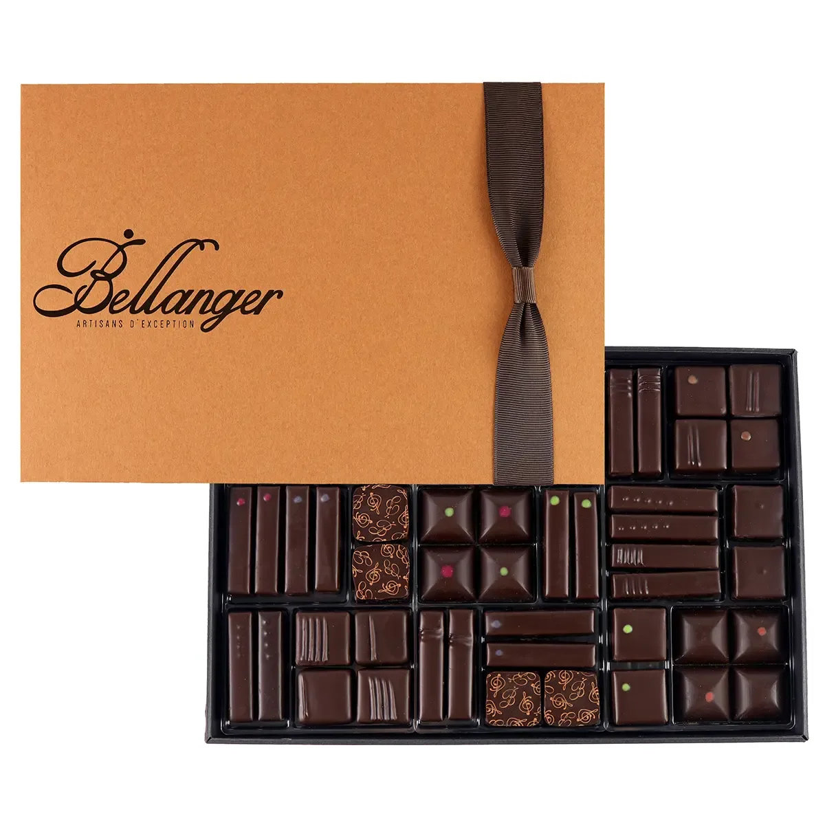 Assortiment de 108 chocolats noir - la Balloboite T4