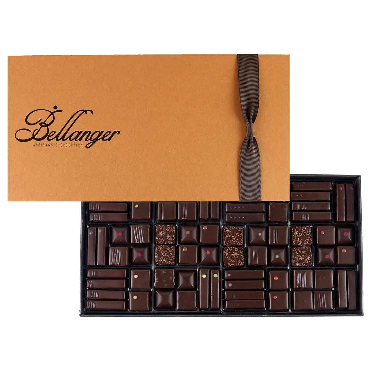 Assortiment de 144 chocolats noir - la Balloboite Noir T5