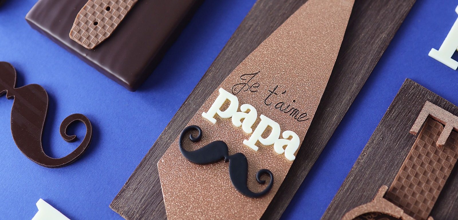 Des chocolats élégants pour nos papas