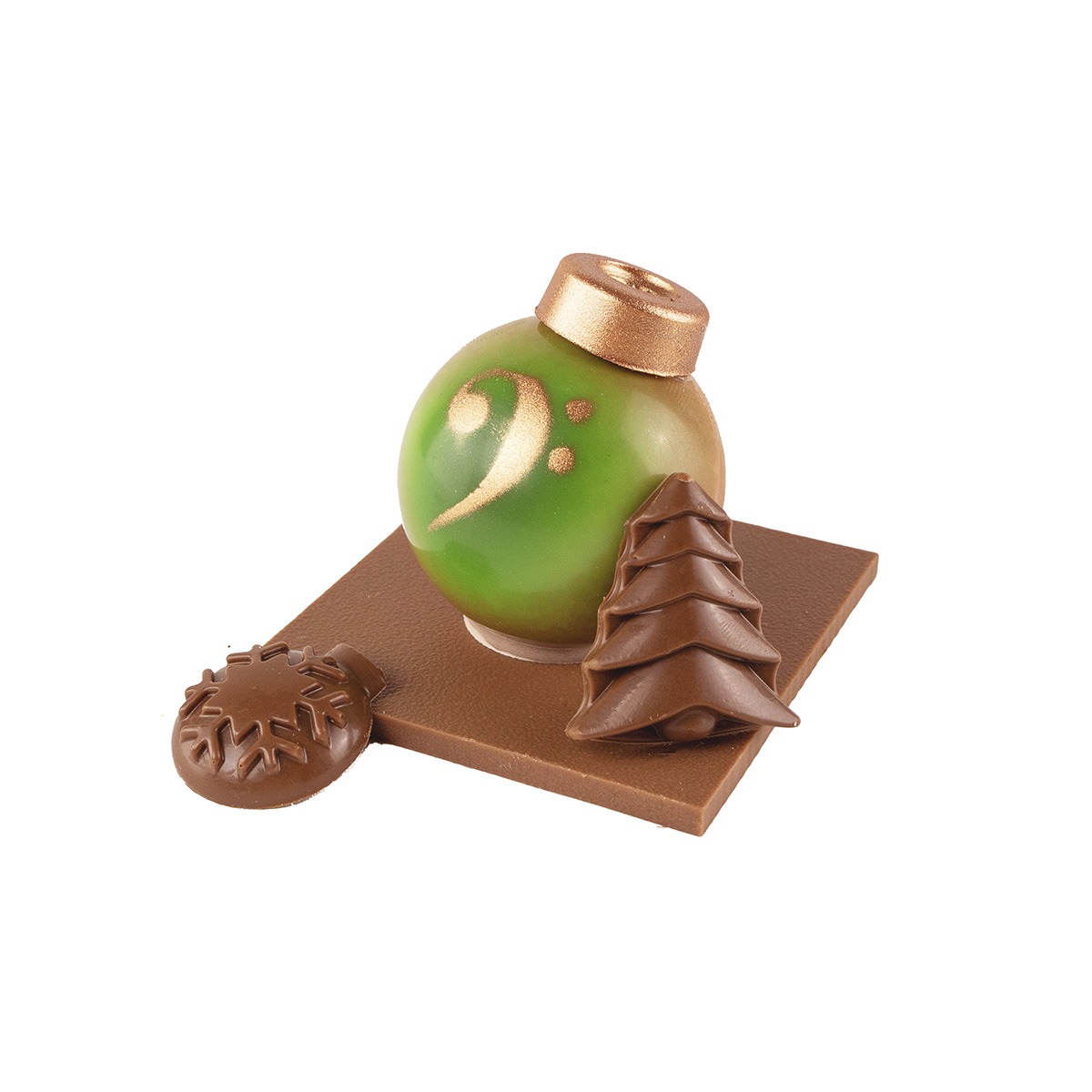 Boule de Noël - Chocolat au lait Taille 1