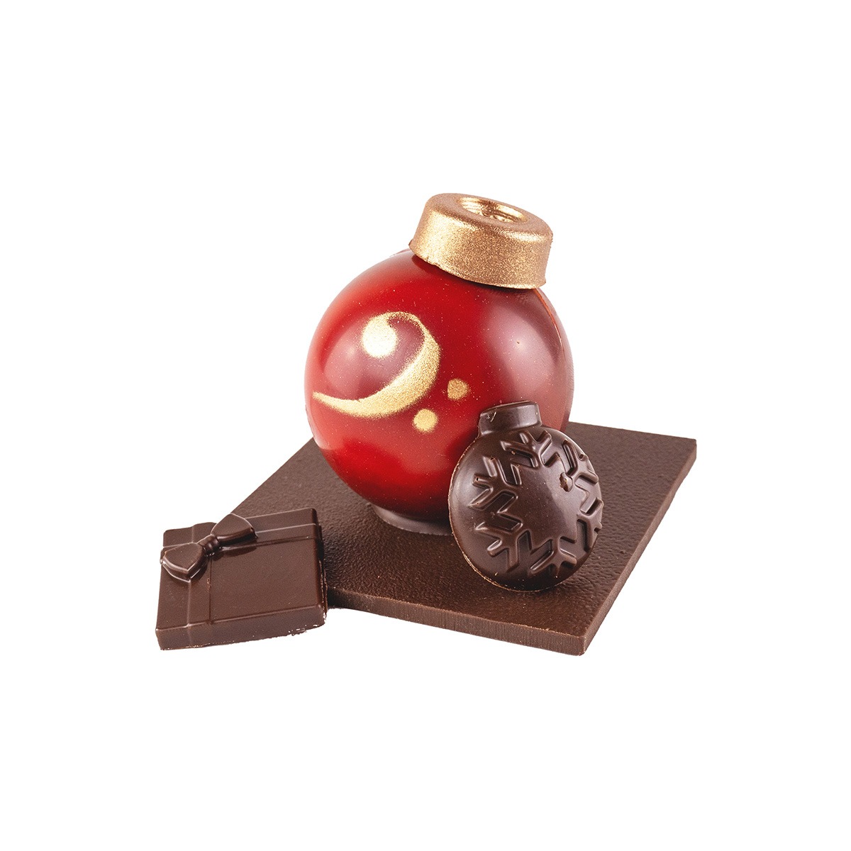 Boule de Noël - Chocolat noir Taille 1