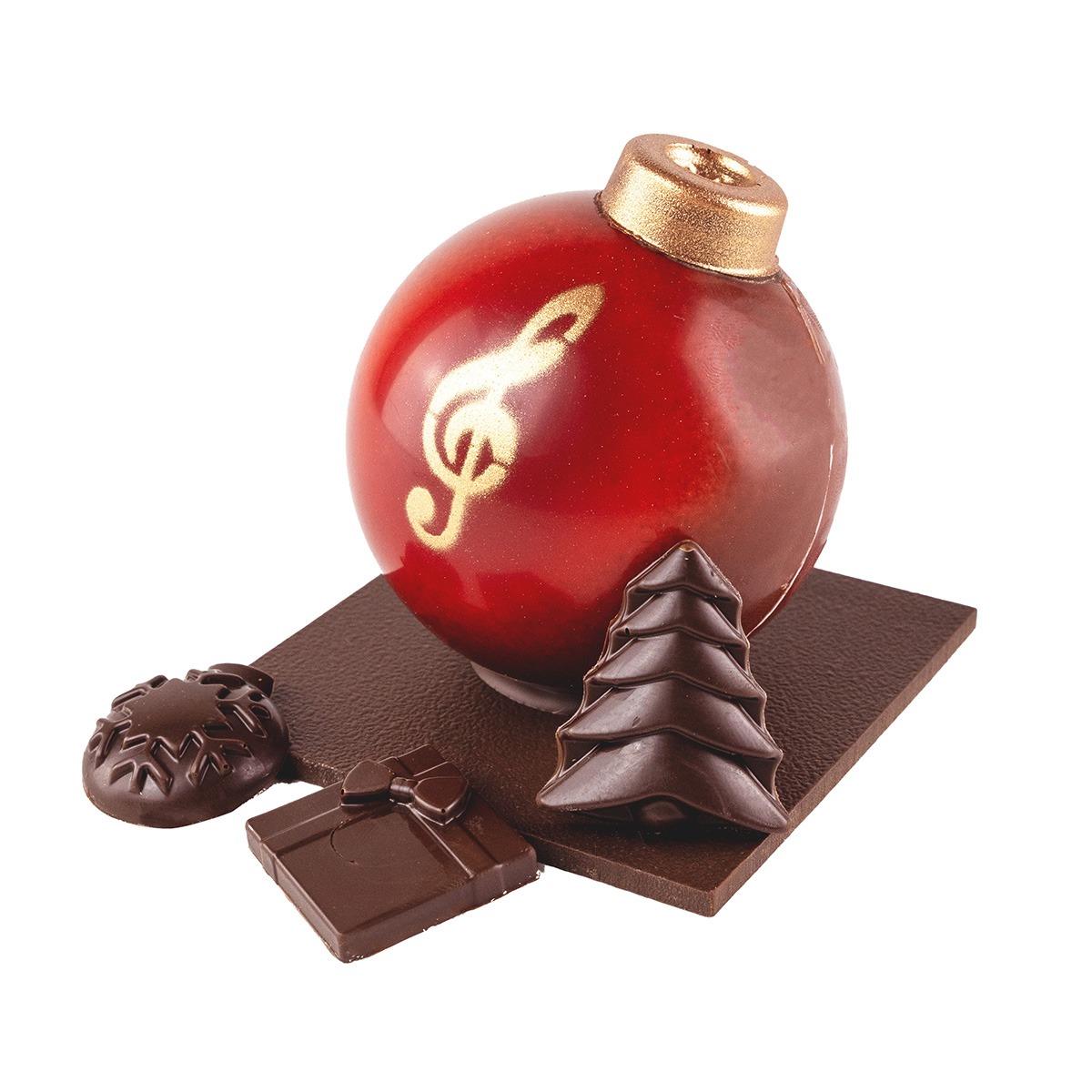 Boule de Noël - Chocolat noir Taille 2