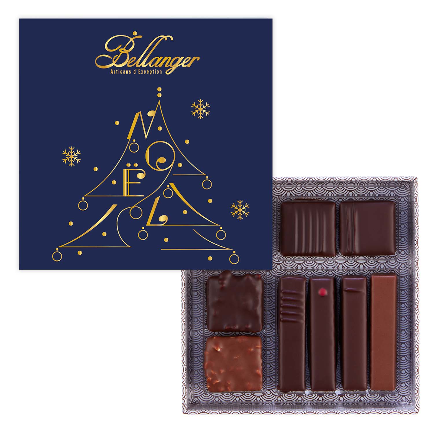 COFFRET 09 CHOCOLATS NOEL