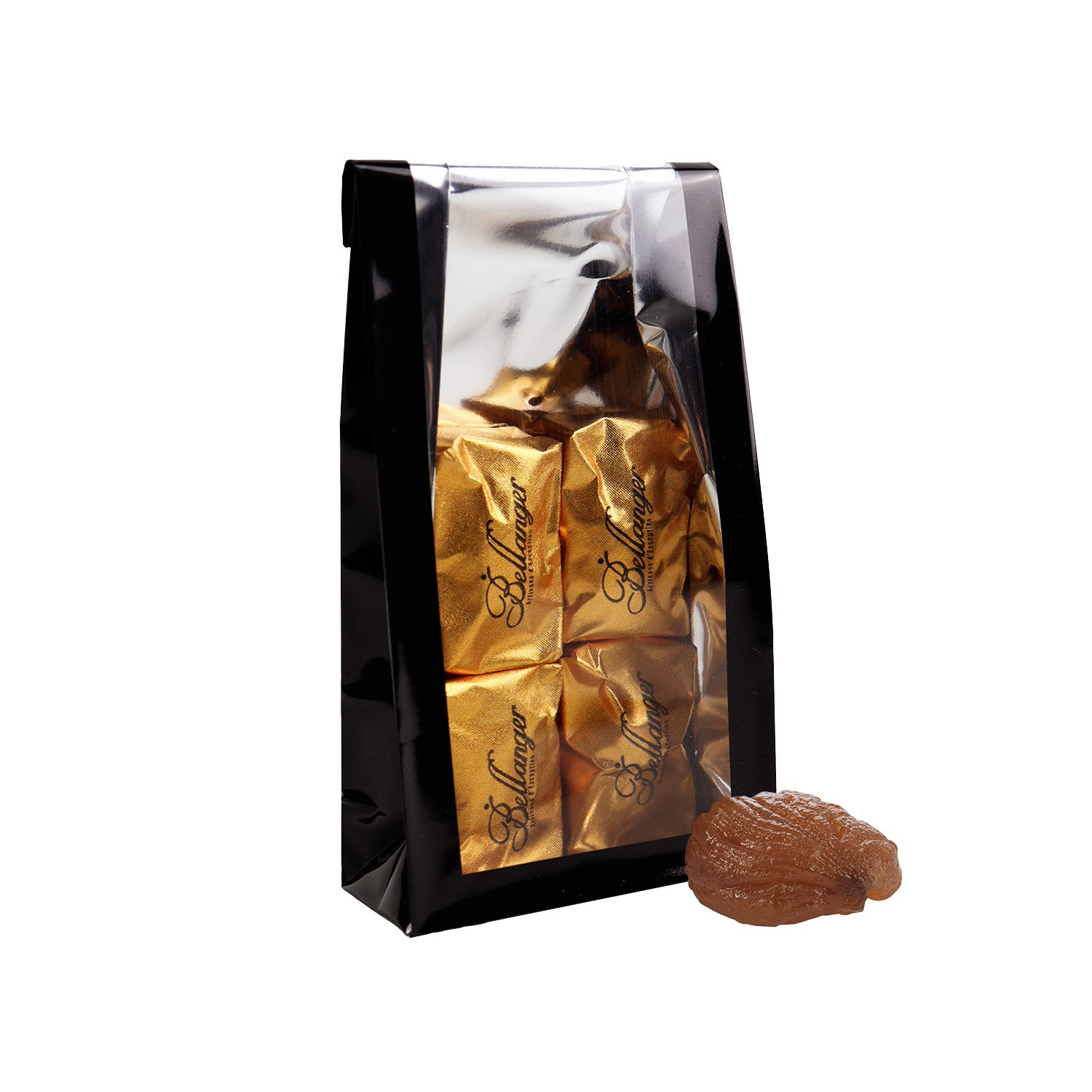 4 MARRONS ENVELOPPES SACHET